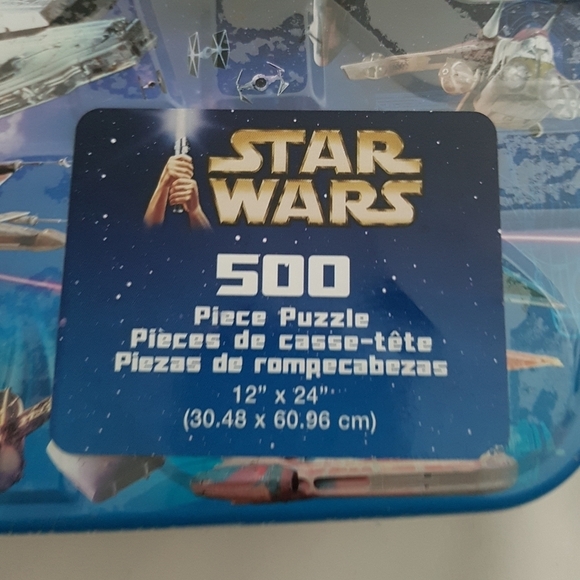 Star Wars 500 piece puzzles unopened in collector tin - Picture 2 of 3